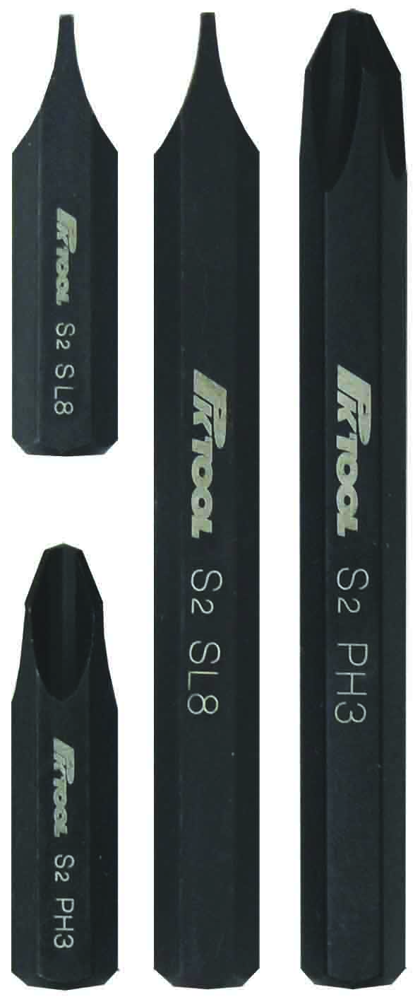 4pc 5/8” Hex Impact Screwdriver Bits Set