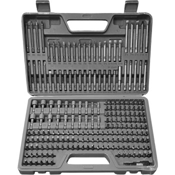 208pc Multi-Length Screwdriver Bits & Nut Driver Kit