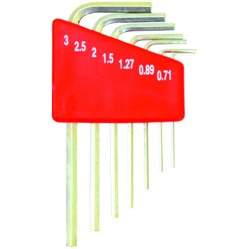 7pc Metric Micro Hex Key Set