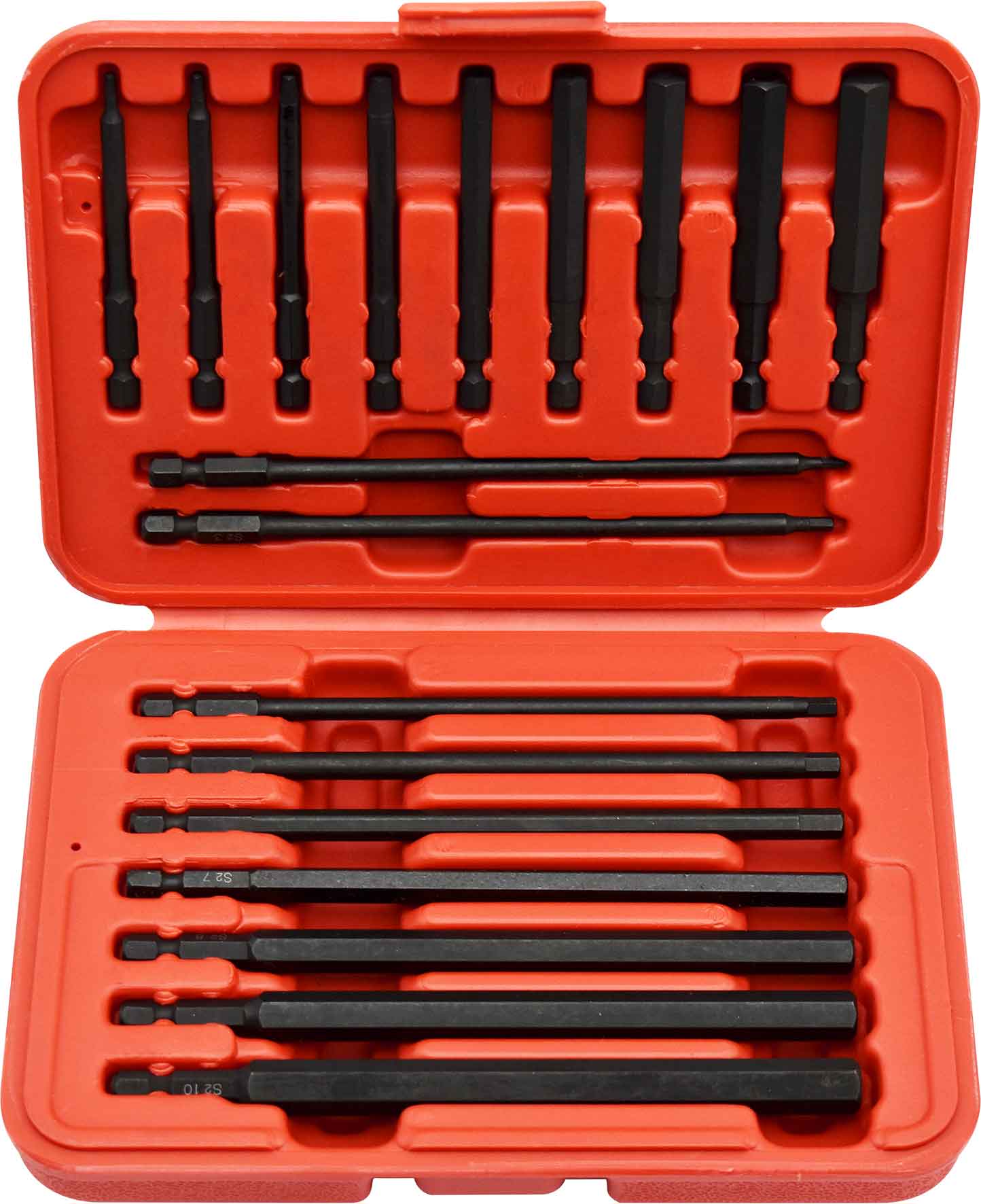 18pc 75mm & 150mm Hex Bit Set