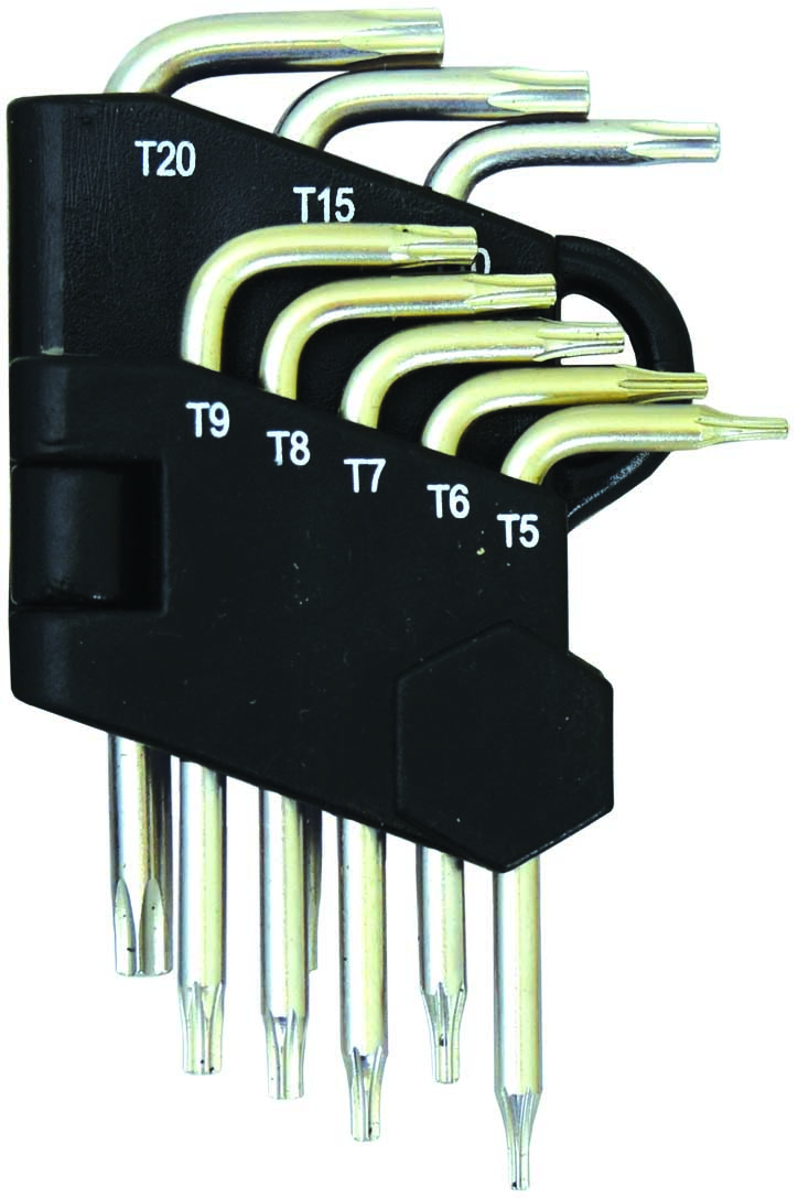8pc Micro Tamper Star Key Set
