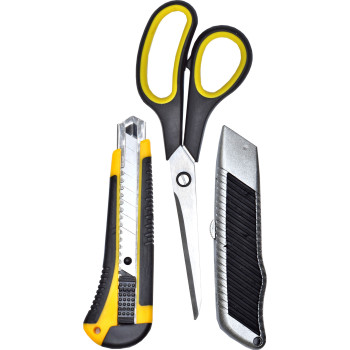 3pc Combo Scissor & Knife Set