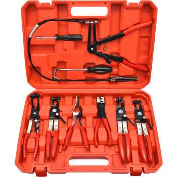 9pc Hose Clamp Pliers & Tool Set