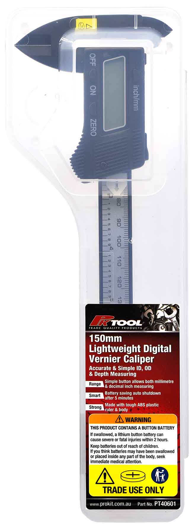 150mm Lightweight Digital Vernier Caliper