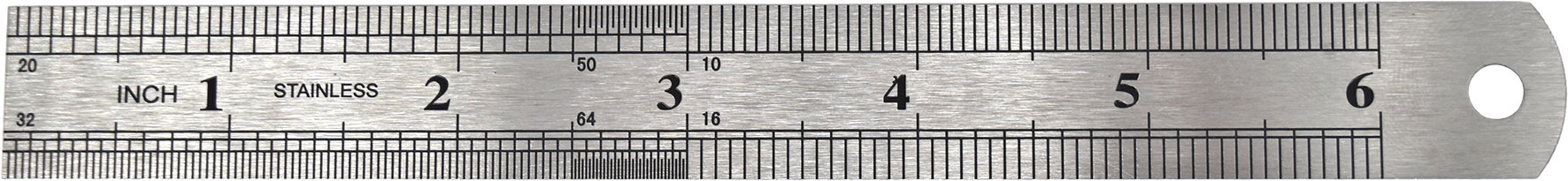 150mm Stainless Steel Ruler