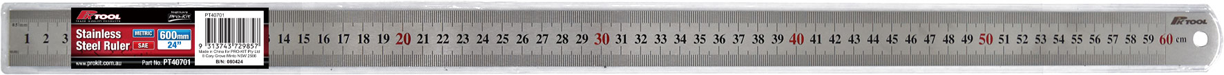 600mm Stainless Steel Ruler