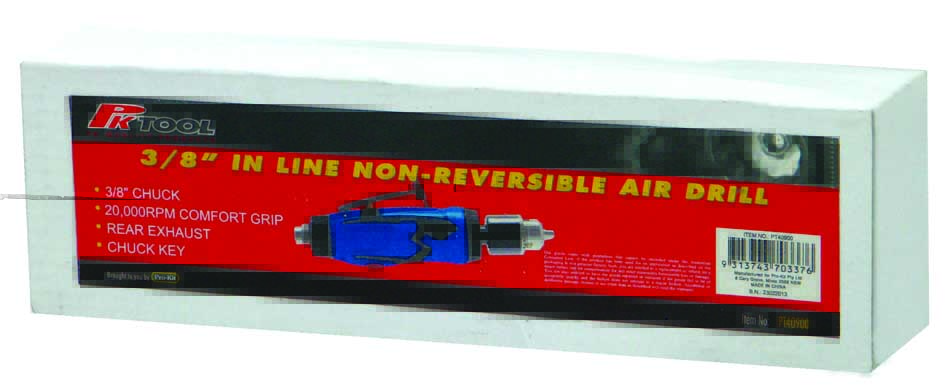 3/8” IN LINE AIR DRILL