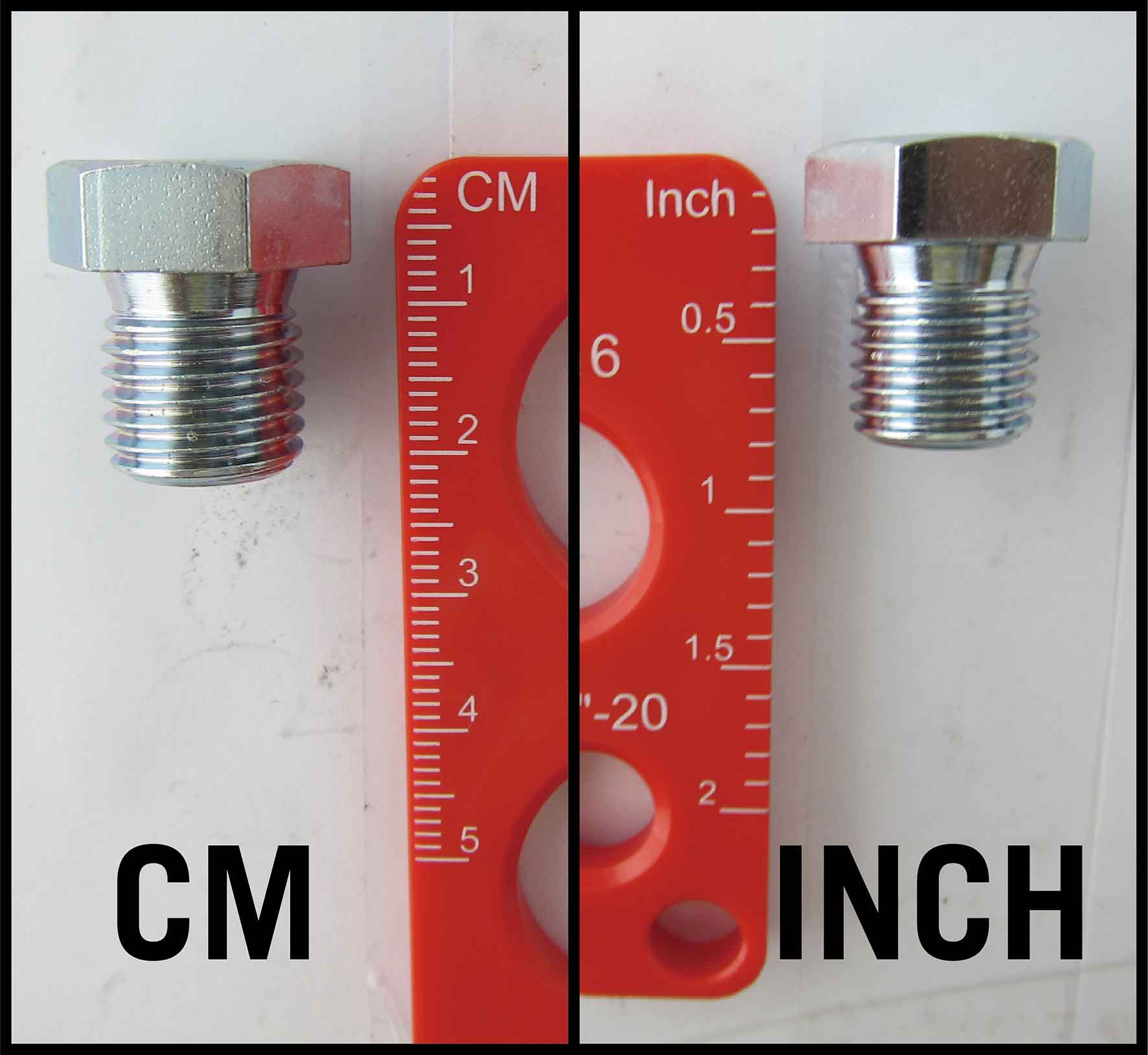Bolt Pitch & Sizing Gauge