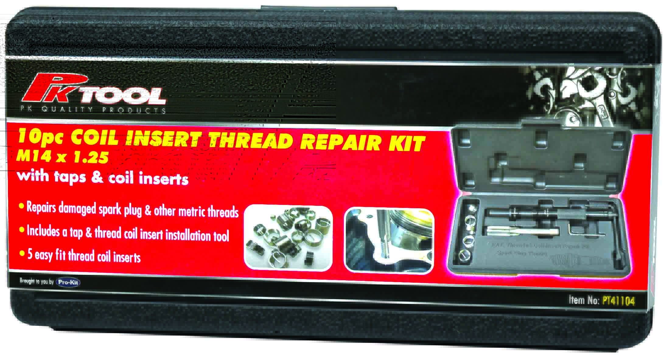 10pc M14 COIL INSERT THREAD REPAIR TOOL SET