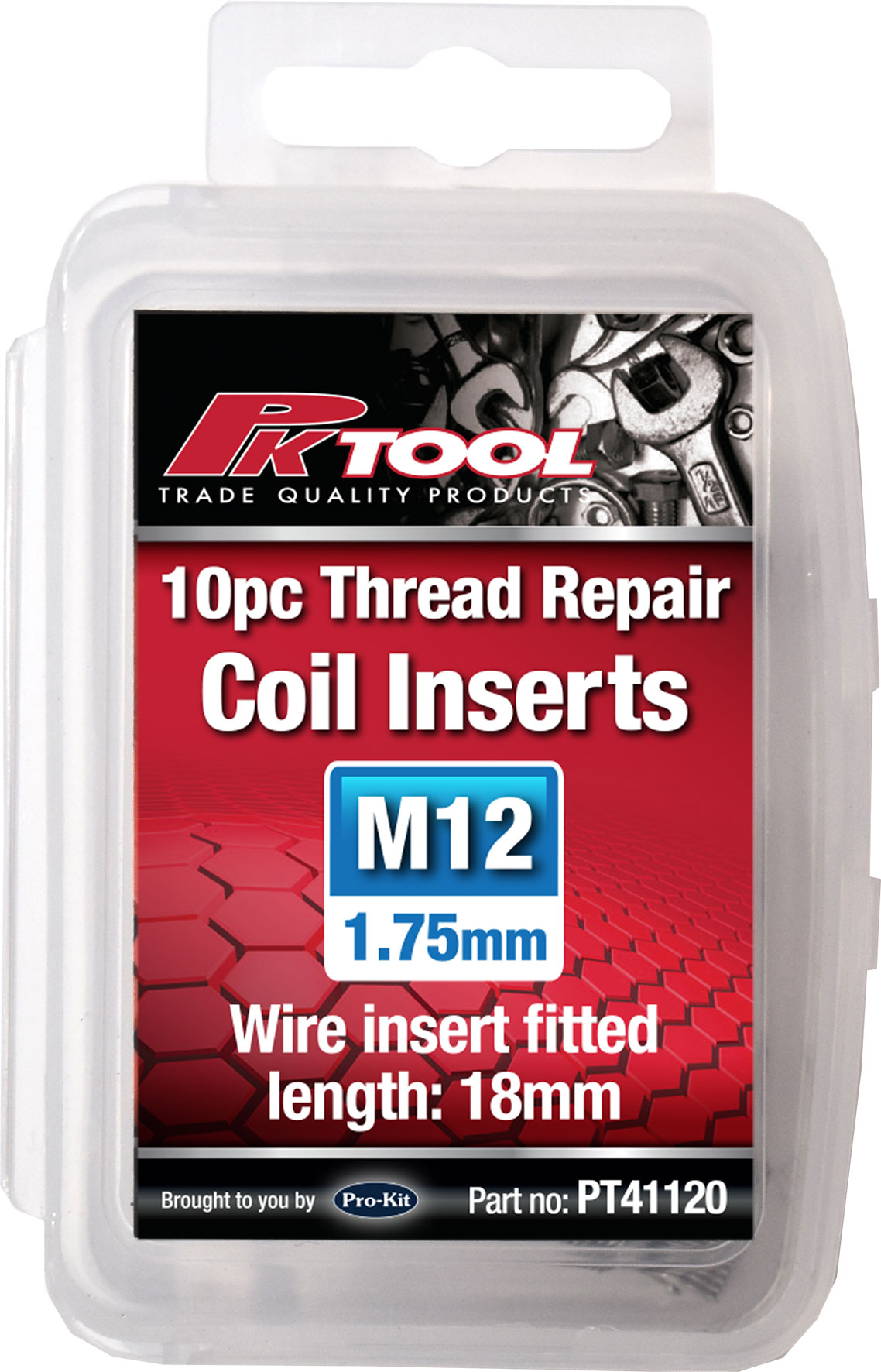 10PC M12 REPLACEMENT WIRE THREAD INSERT SETS 1.75MM