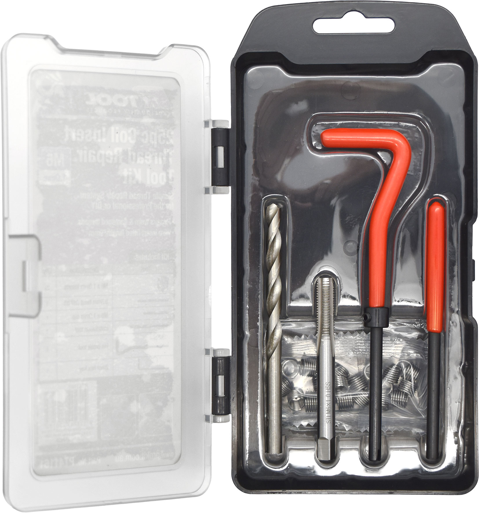 25pc M6 COIL INSERT THREAD REPAIR TOOL SET