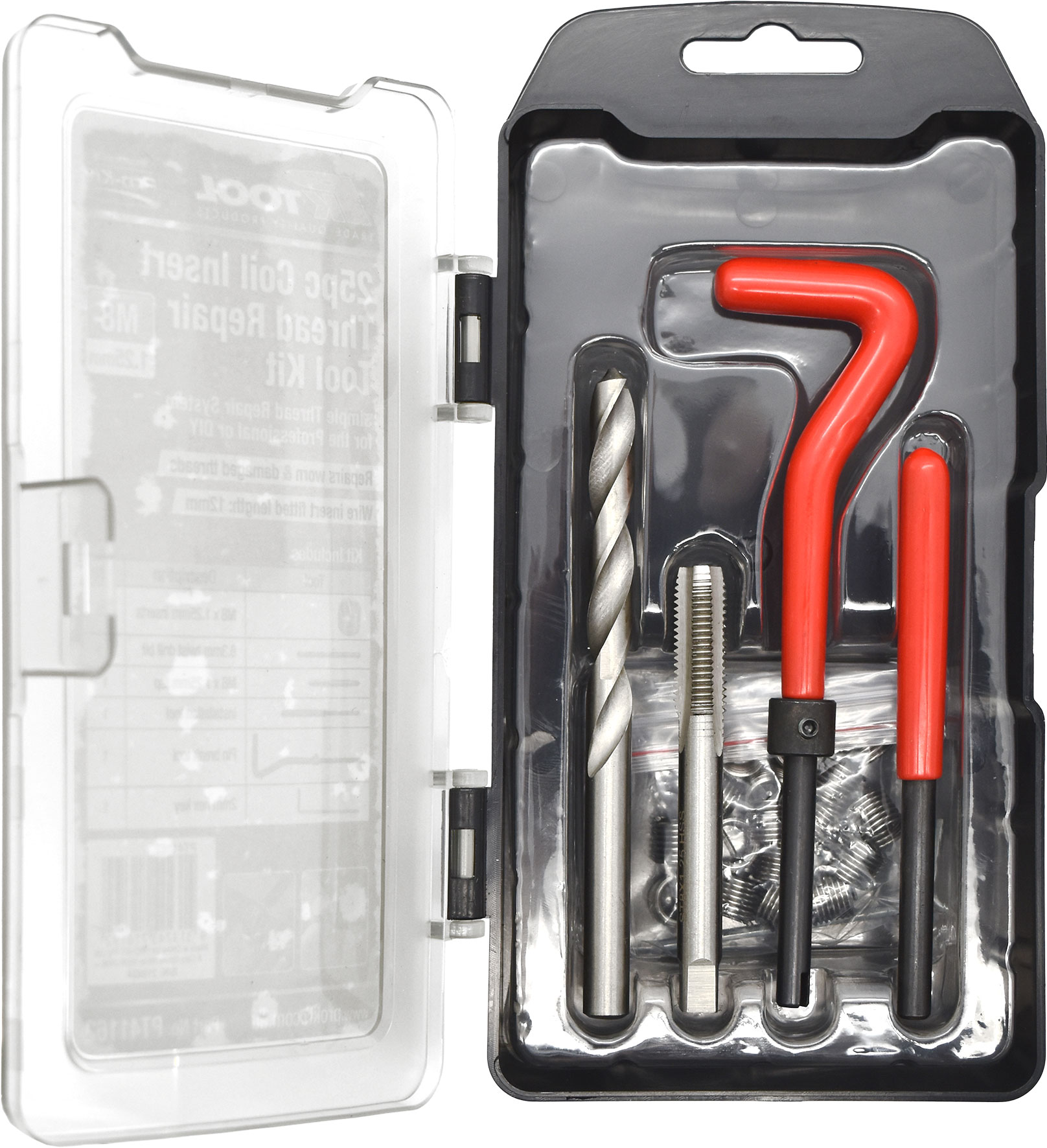 25pc M8 COIL INSERT THREAD REPAIR TOOL SET