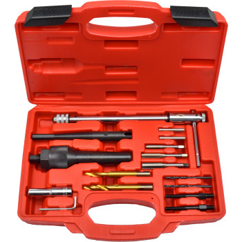 16pc Glow Plug Removal & Thread Repair Kit