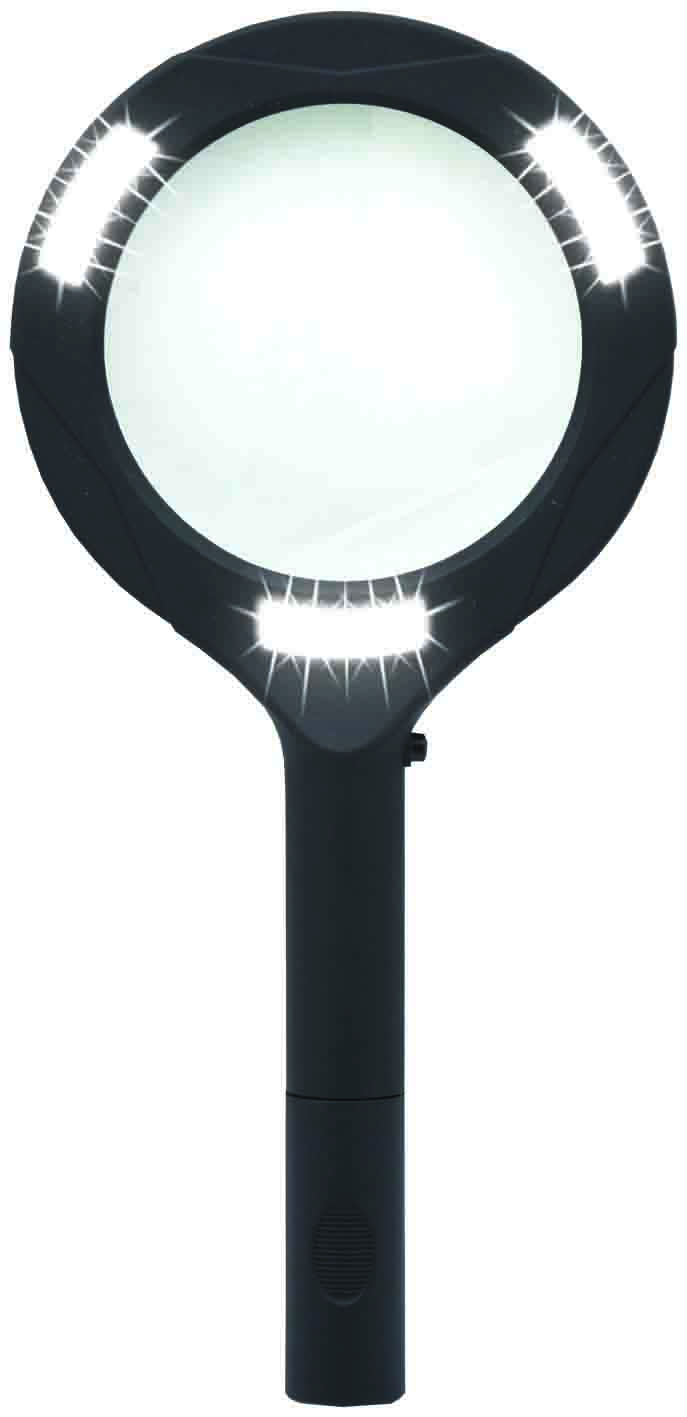 Magnifying Glass with 3 LED Illuminating Lights