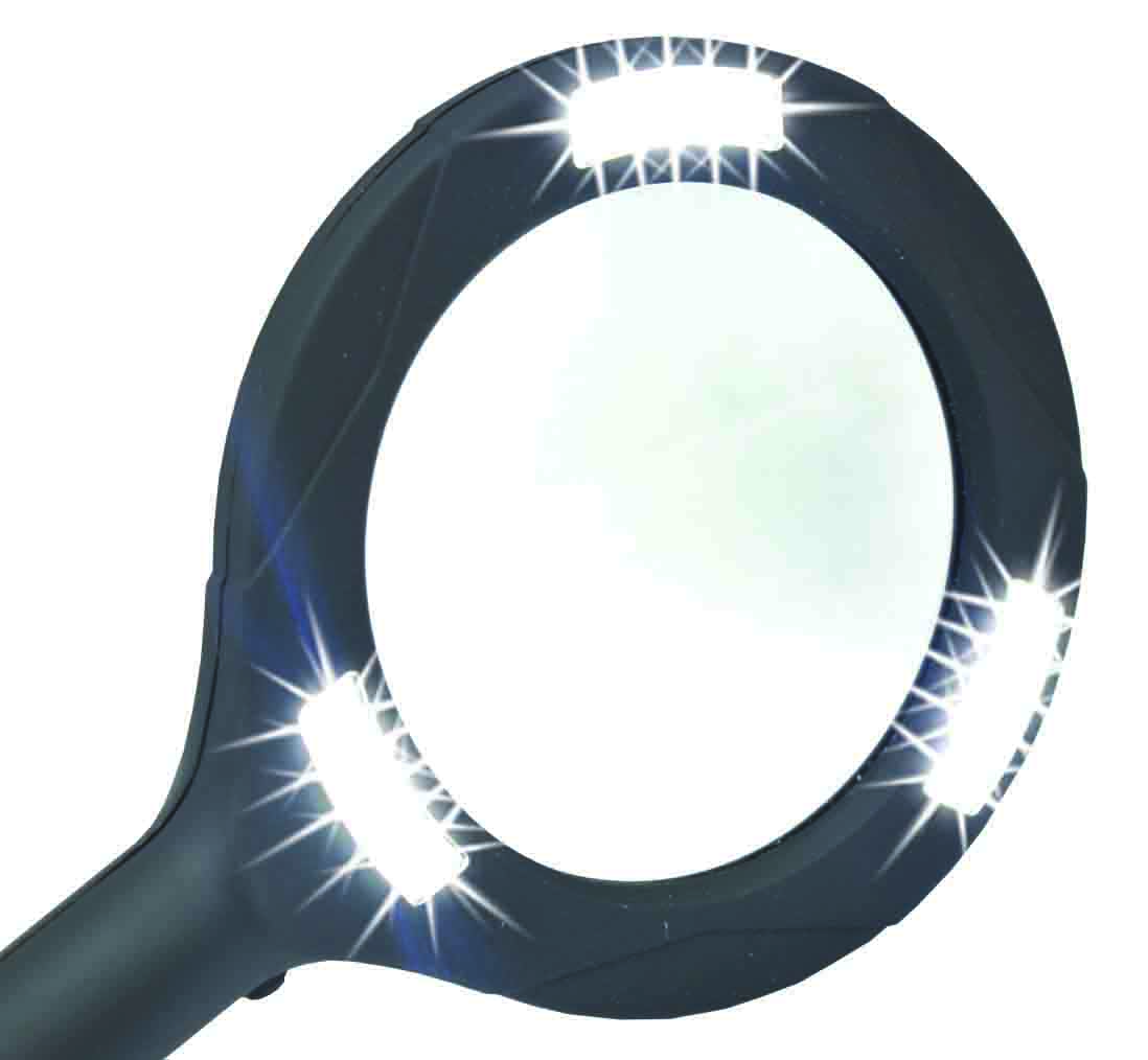 Magnifying Glass with 3 LED Illuminating Lights