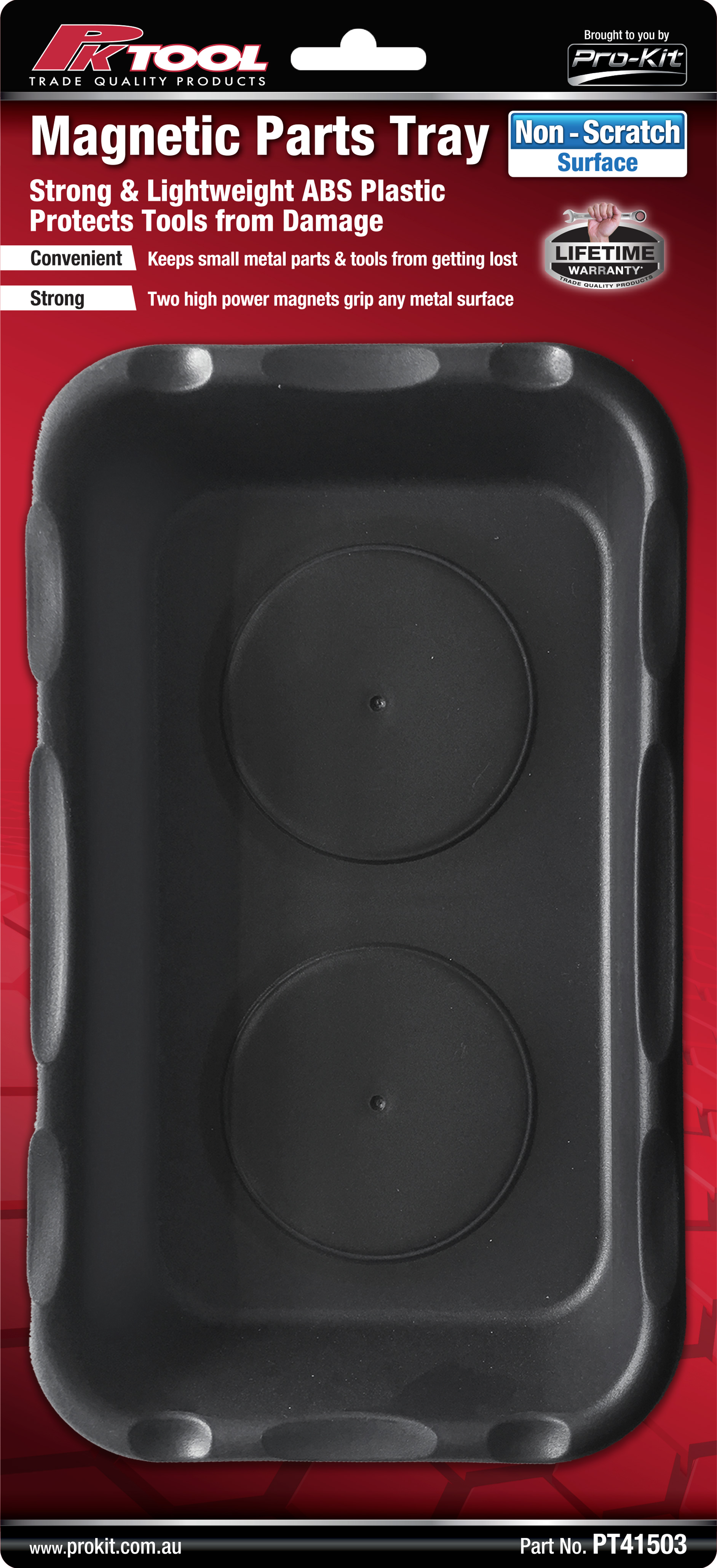 Non-Scratch Surface Magnetic Parts Tray