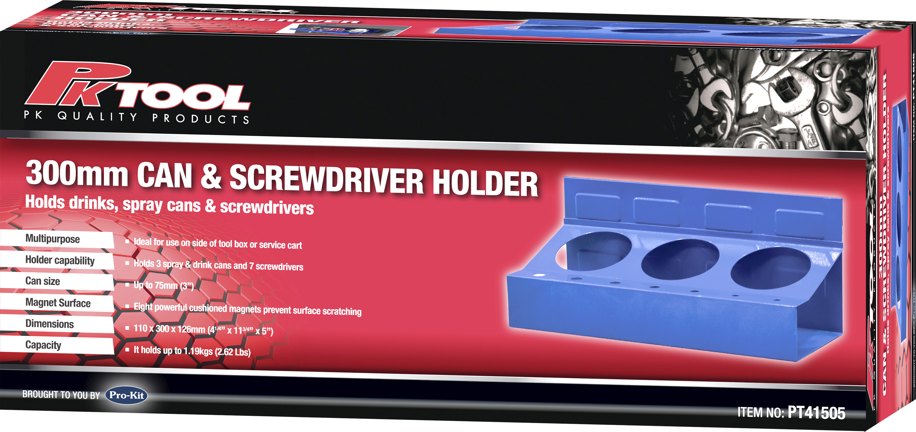 300mm Can & Screwdriver Holder