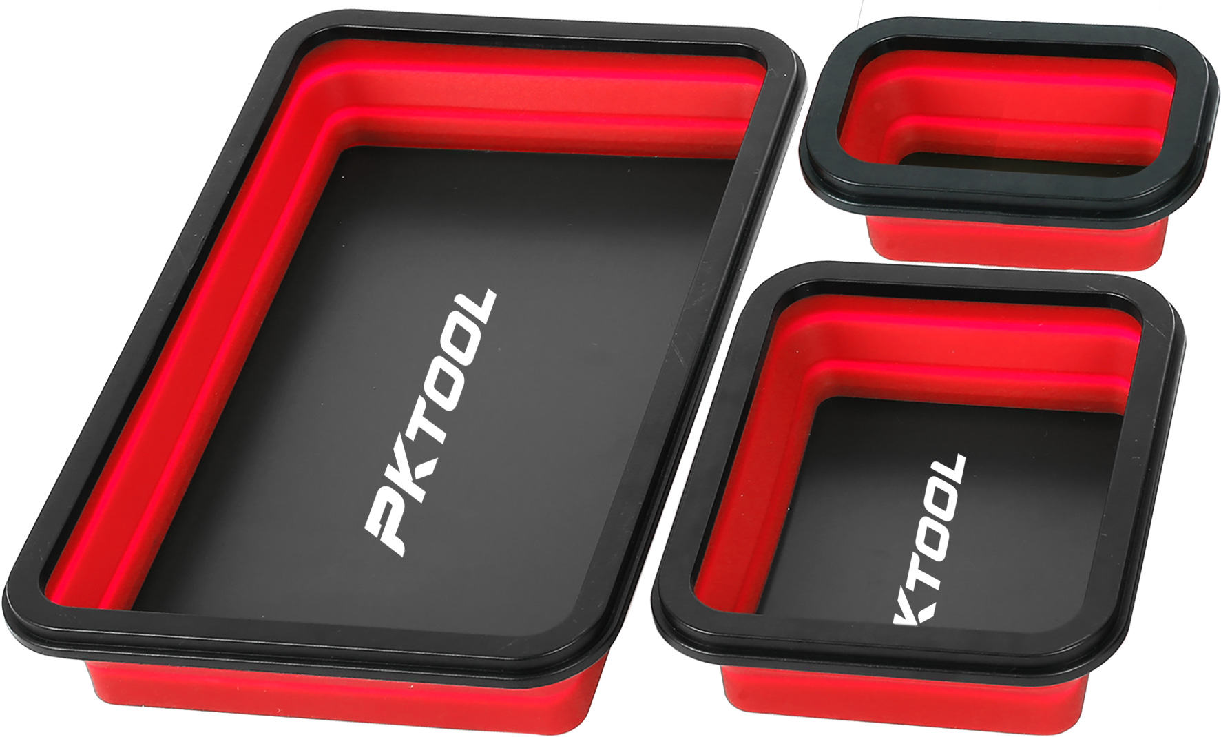 3pc Collapsible Non-Marring Magnetic Tray Set