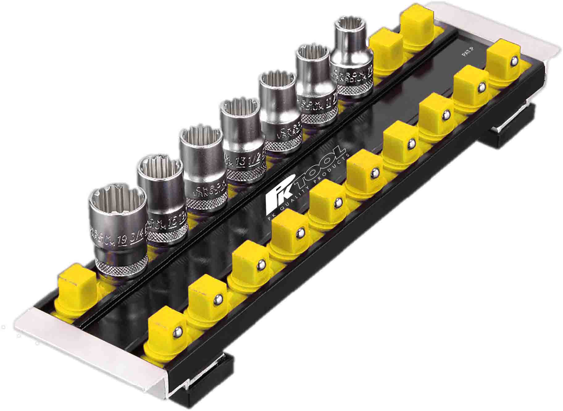3/8″ Dr Magnetic Socket Rail with Dual Aluminium Rails