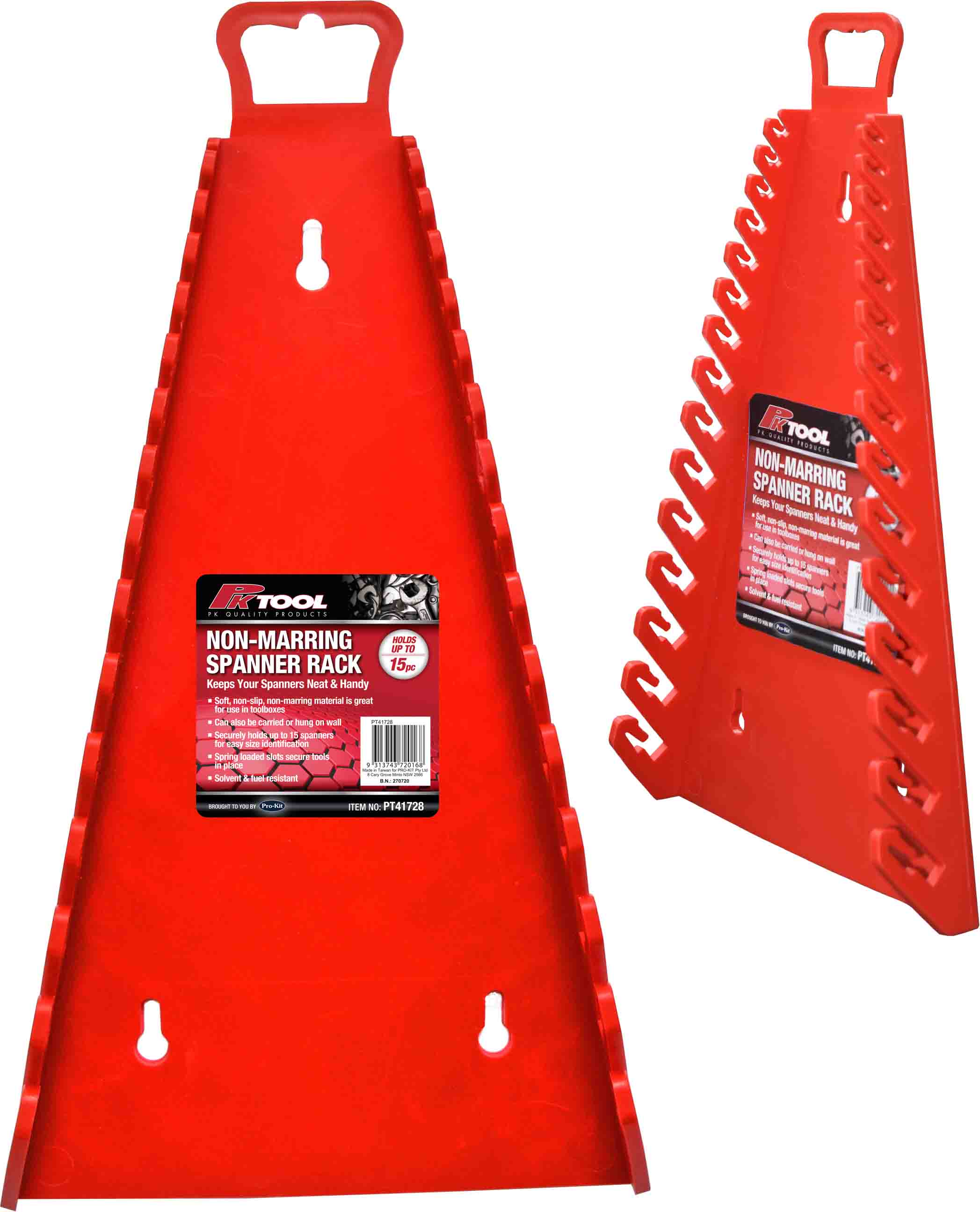 Non-Marring Spanner Rack