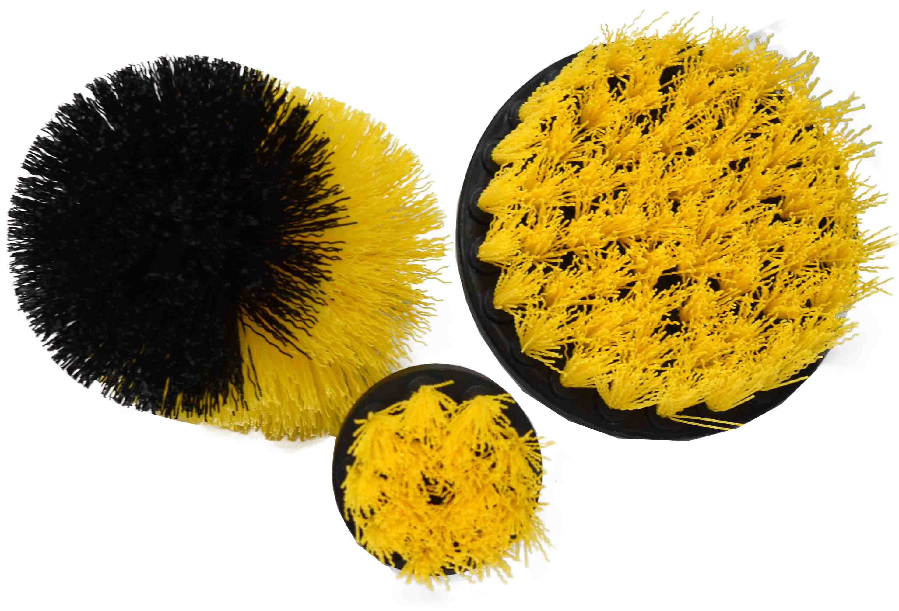 3pc POWER SCRUBBER DRILL BRUSH SET