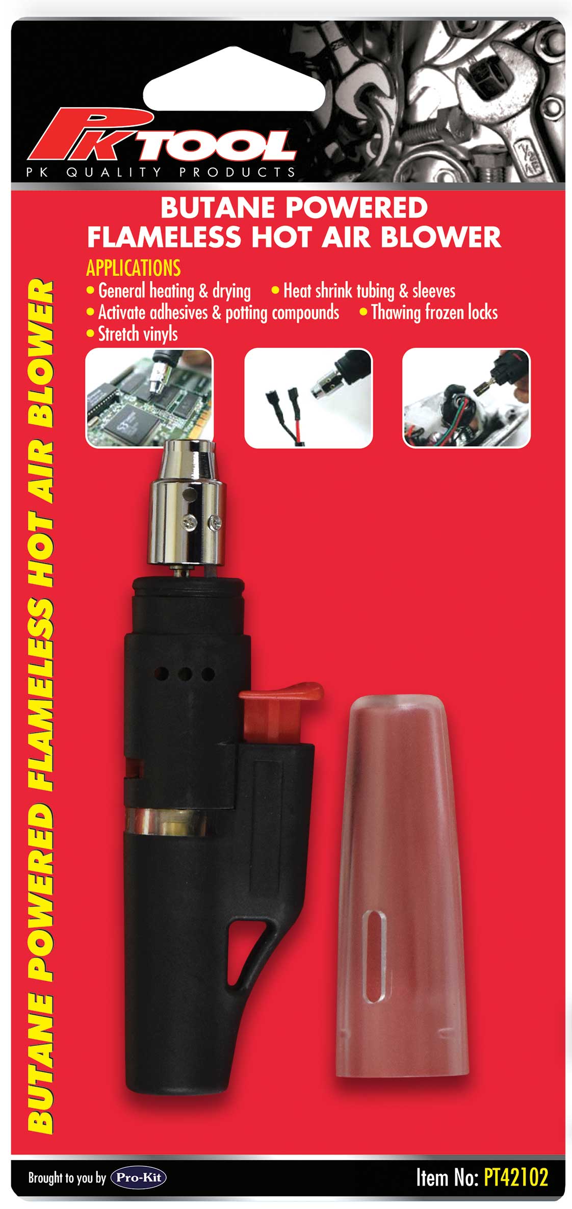 BUTANE POWERED FLAMELESS HOT AIR TORCH