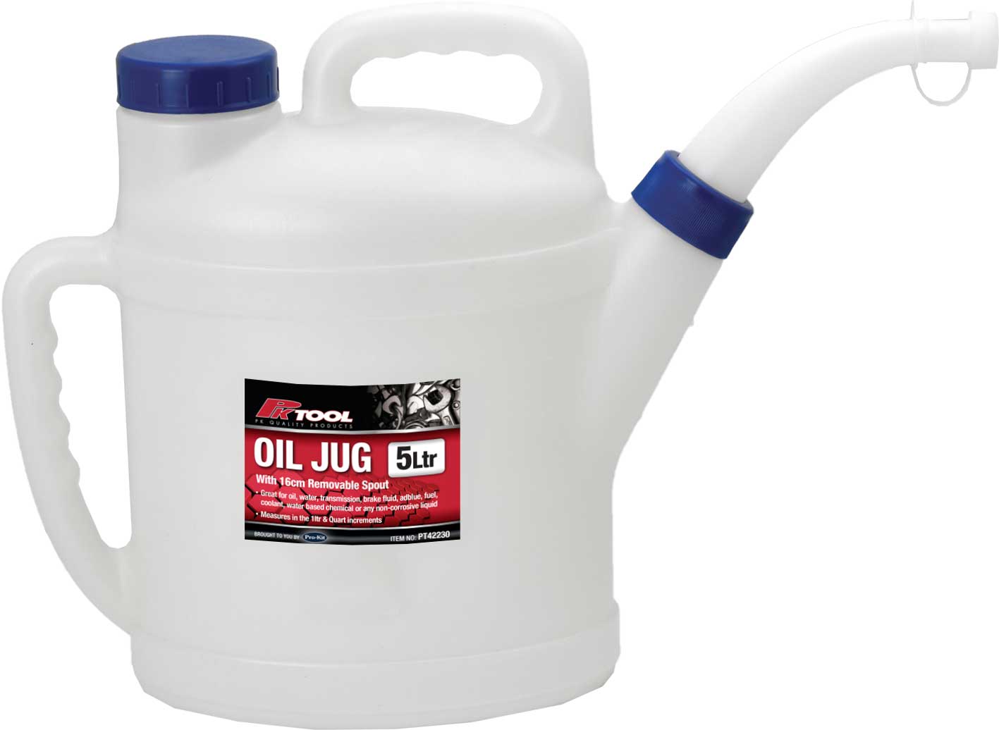 5LTR TWIN HANDLE JUGS with SCREW ON LID