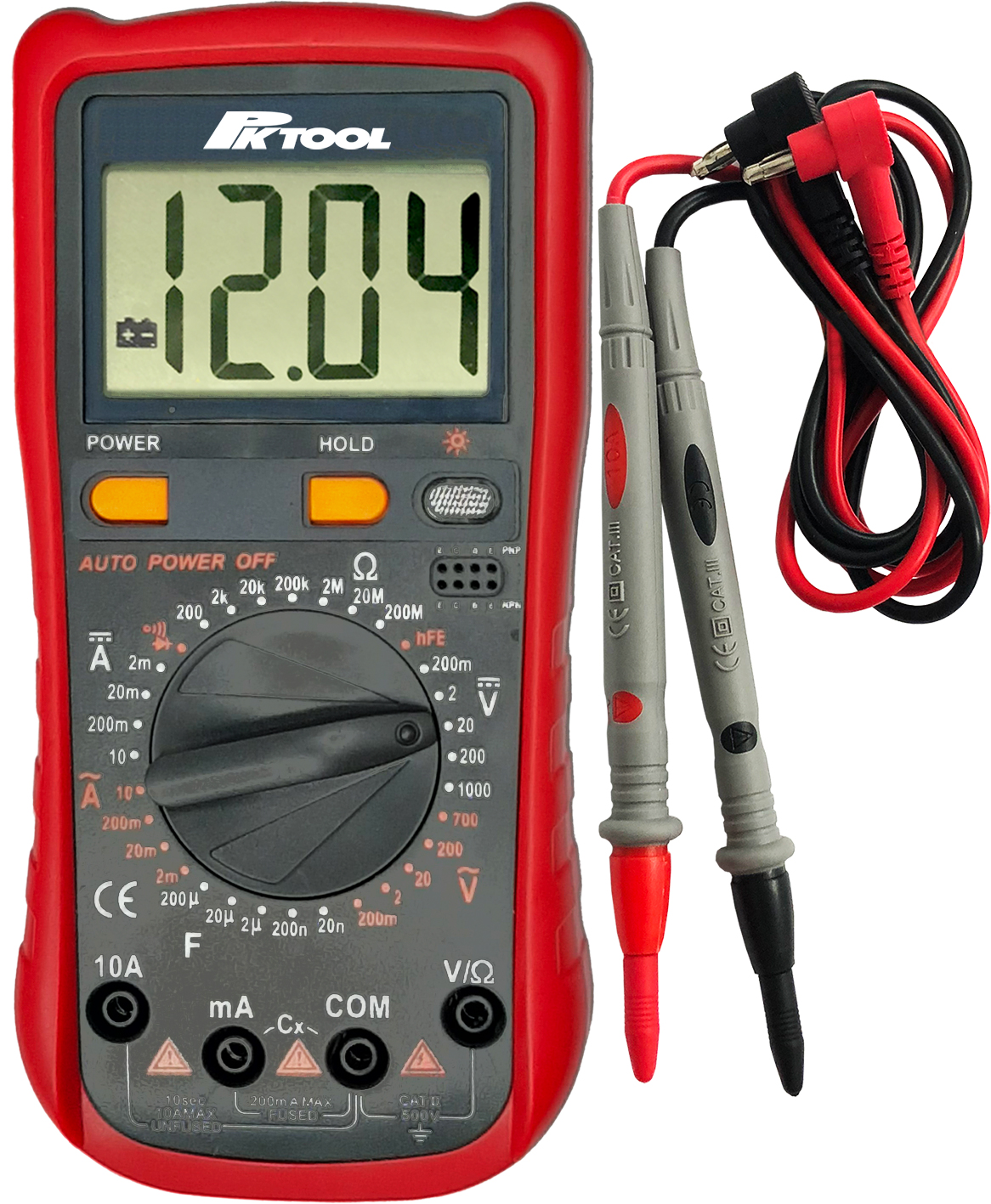 Digital Multimeter with Large Display