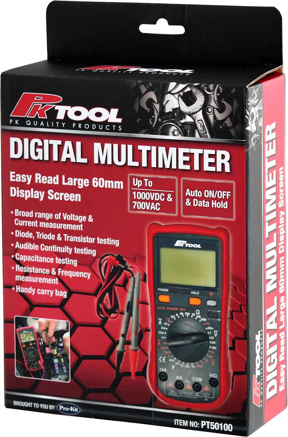 Digital Multimeter with Large Display