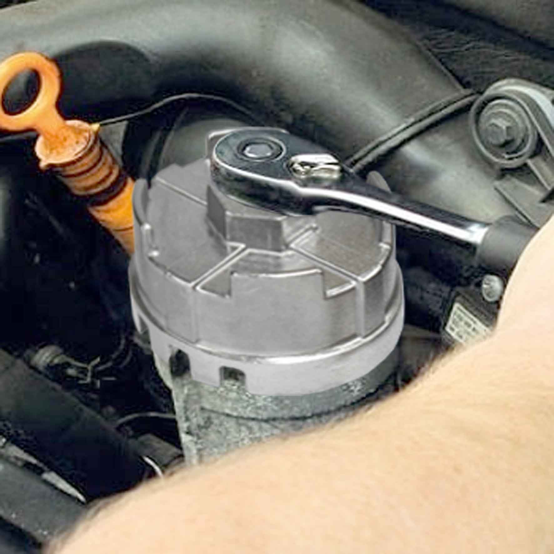 3/8˝ DR CARTRIDGE OIL FILTER CUP TOOL