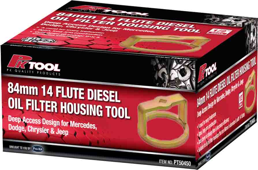 1/2” DR 84mm 14 FLUTE DIESEL OIL FILTER HOUSING TOOL