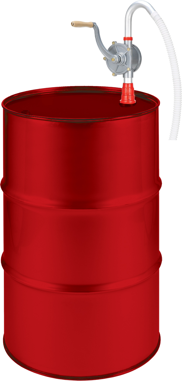 36LPM (10 GALLONS) ALUMINIUM ROTARY 20 to 200ltr DRUM HAND PUMP
