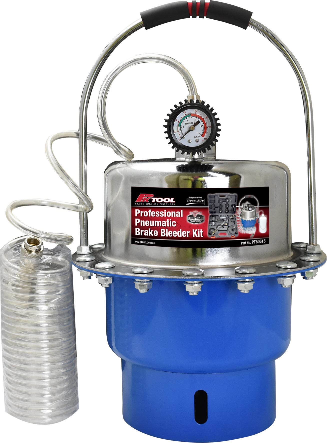 5L Professional Pneumatic Brake & Fluid Bleeder Kit