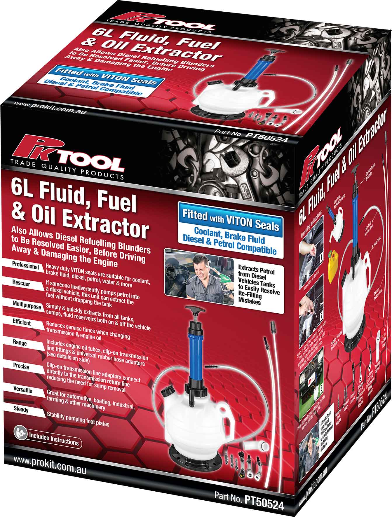 6L Fluid & Oil Extractor
