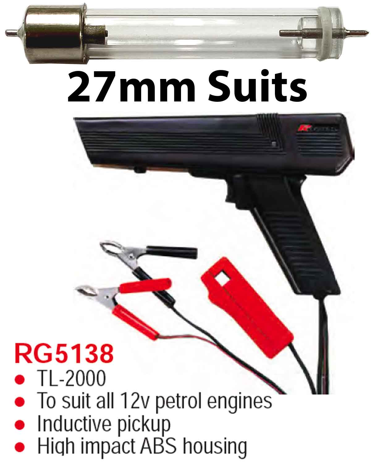 27mm Xenon Replacement Globe for RG5138 Timing Light