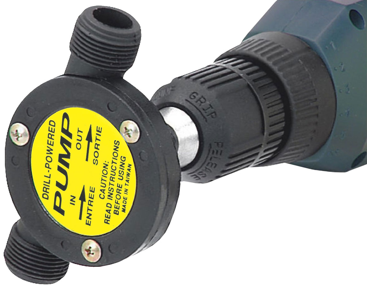 ROTARY PUMP – DRILL POWERED