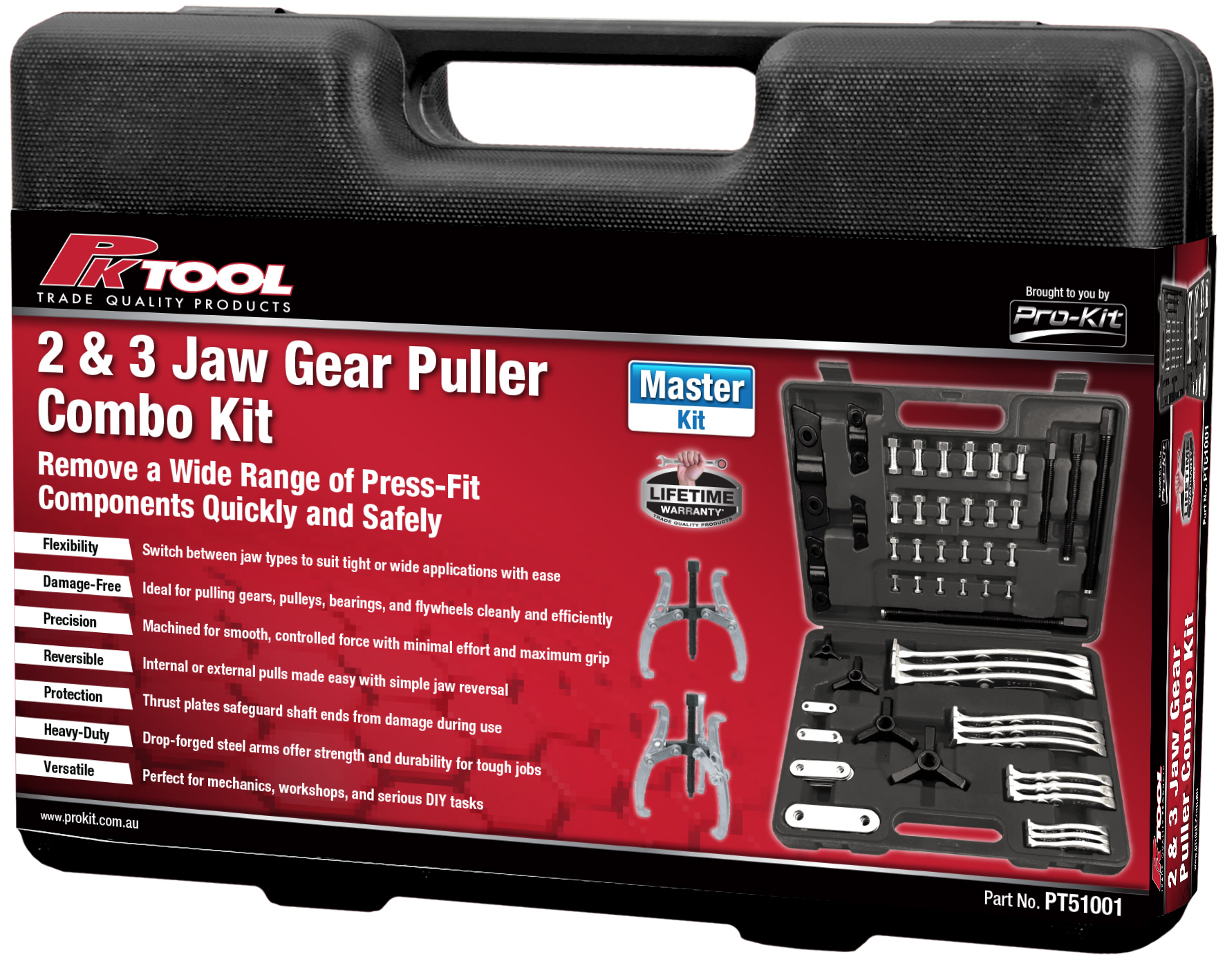 2 & 3 Jaw Gear Puller Combo Kit