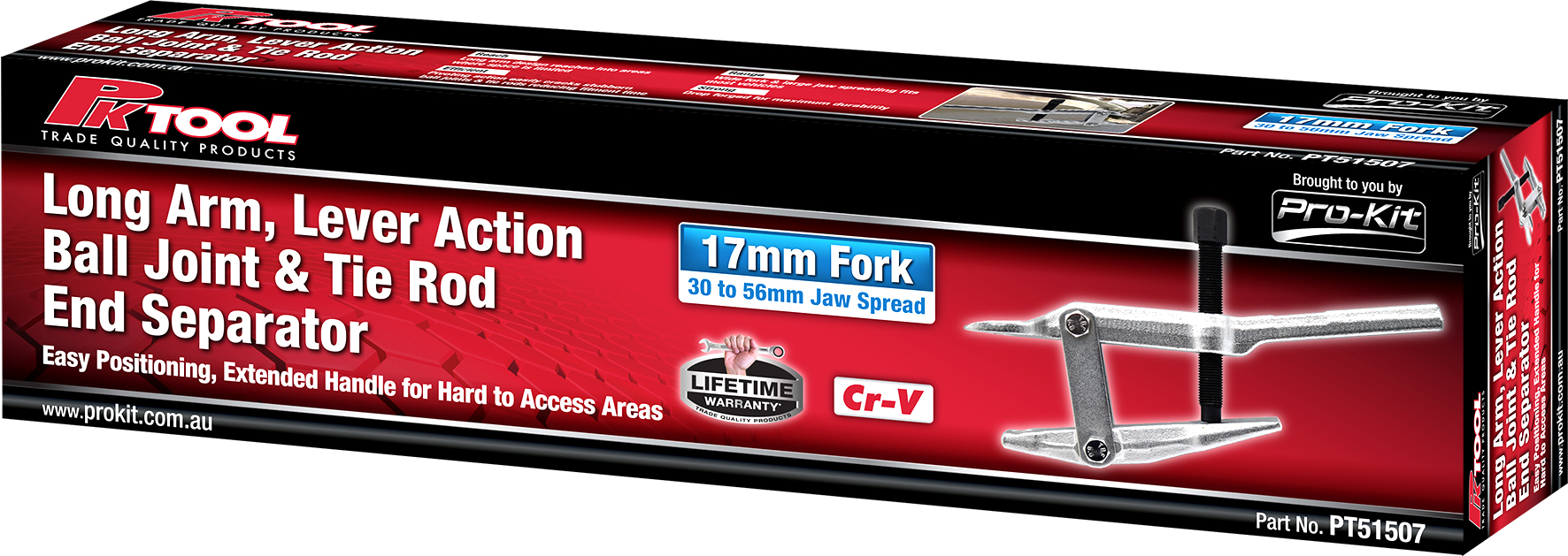 Long Arm, Lever Action Ball Joint & Tie Rod End Separator