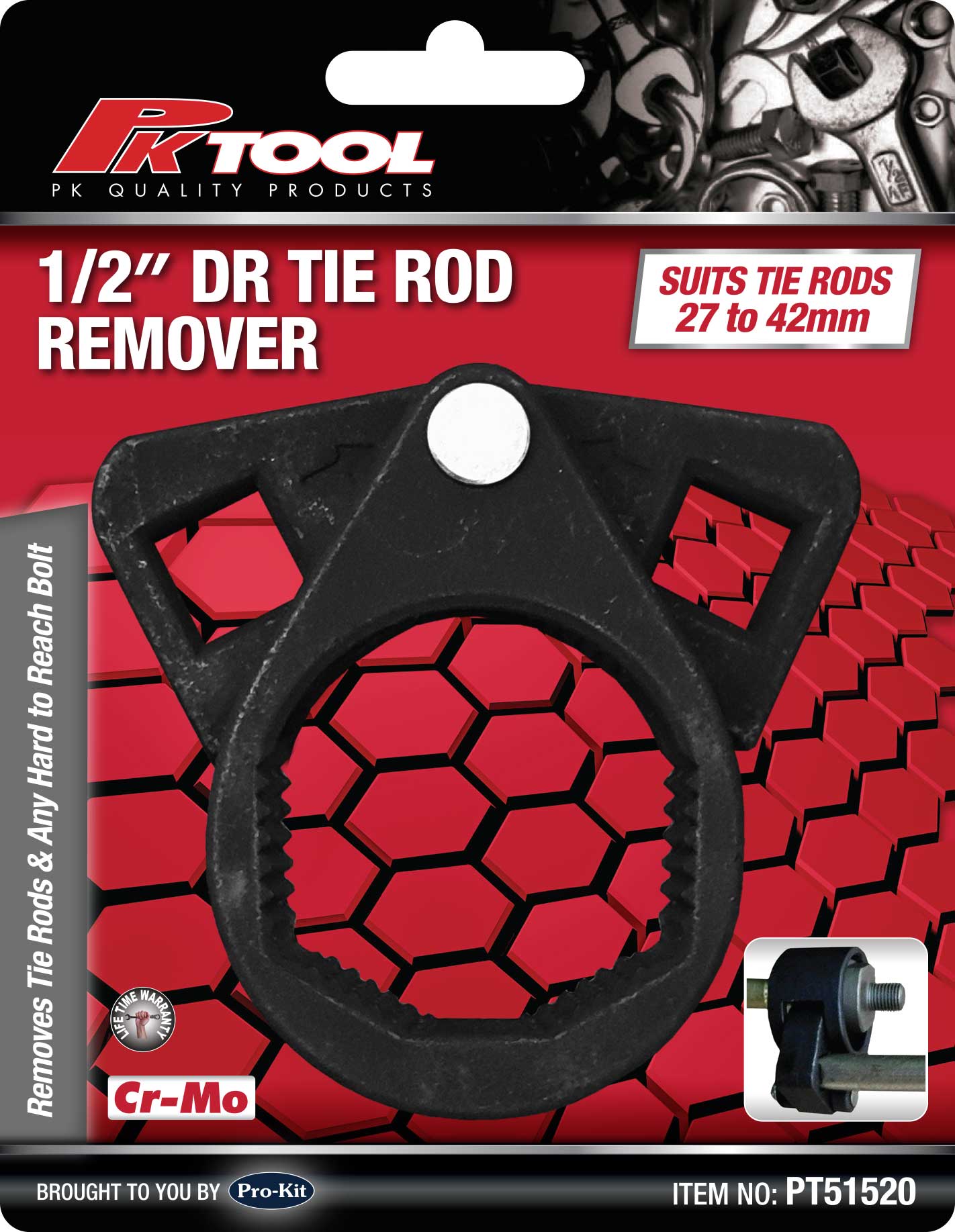 1/2” Dr Cr-Mo Tie Rod Remover