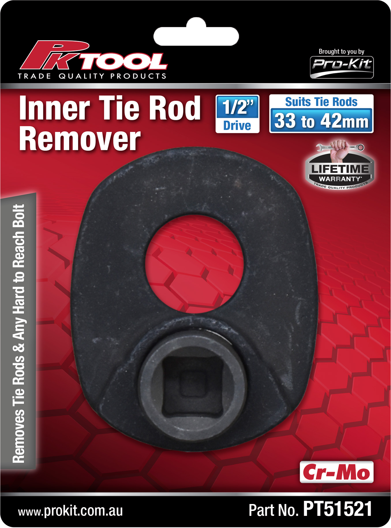 1/2” Dr Cr-Mo Inner Tie Rod Remover
