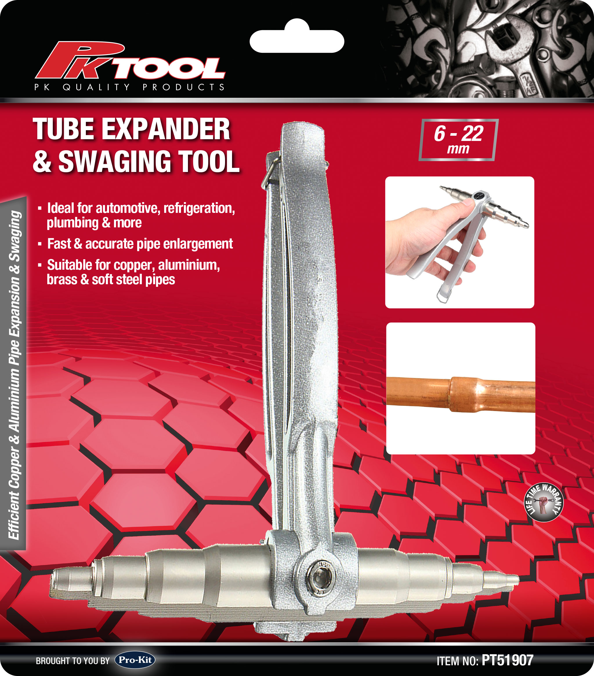 6 To 22mm Tube Expander & Swaging Tool