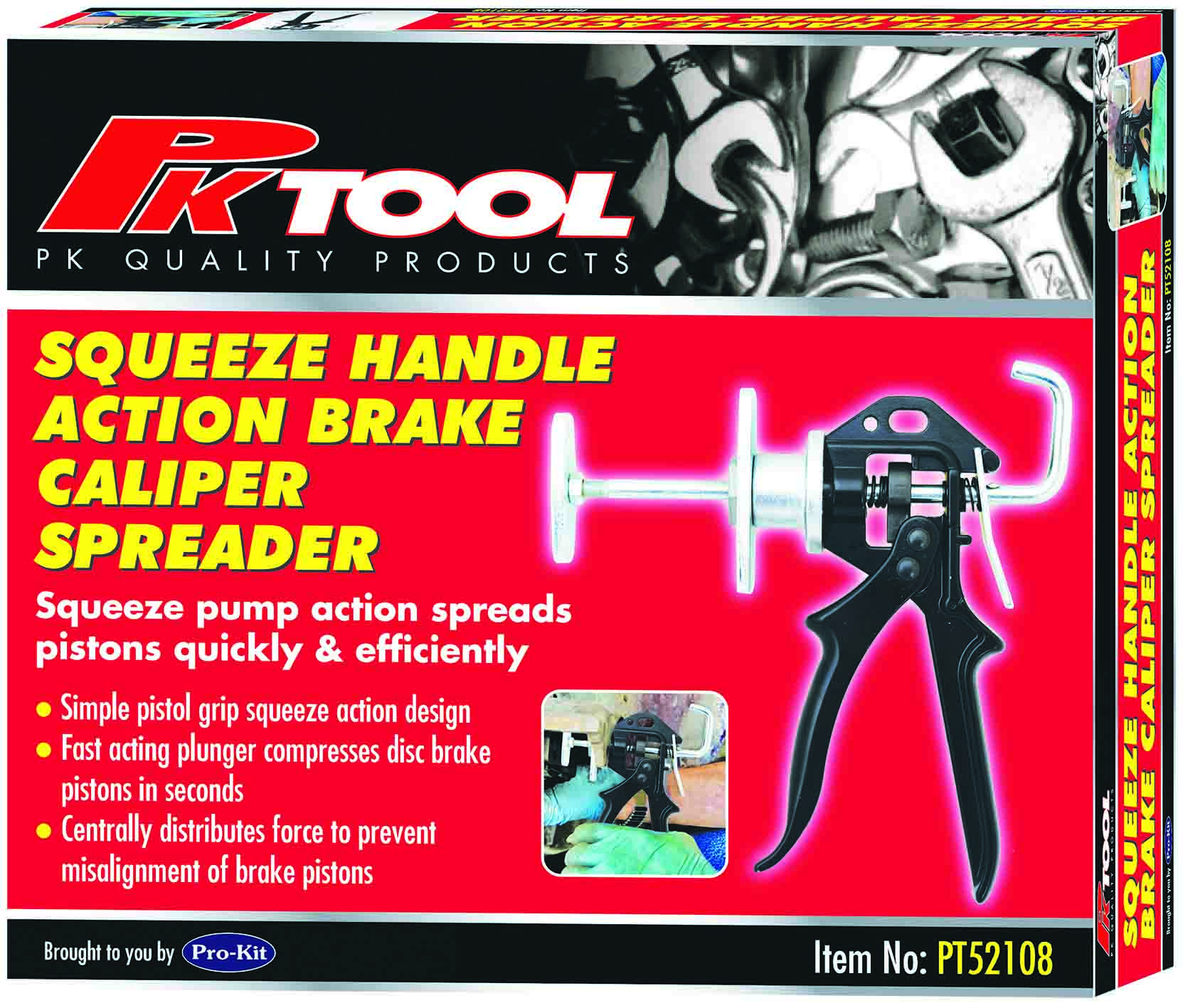 SQUEEZE HANDLE ACTION BRAKE CALIPER SPREADER