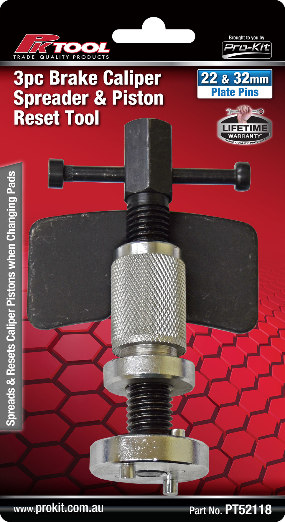 3pc Brake Caliper Spreader & Piston Reset Tool