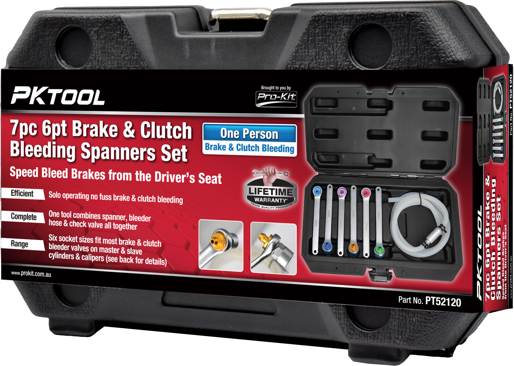 7pc 6pt Brake & Clutch Bleeding Spanners Set
