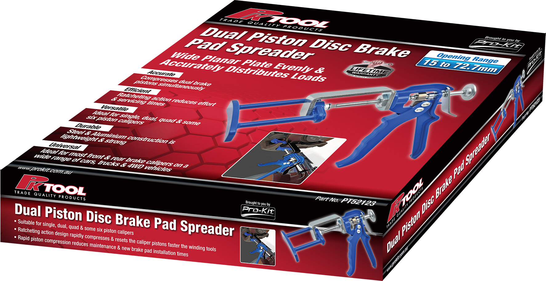 Dual Piston Disc Brake Pad Spreader