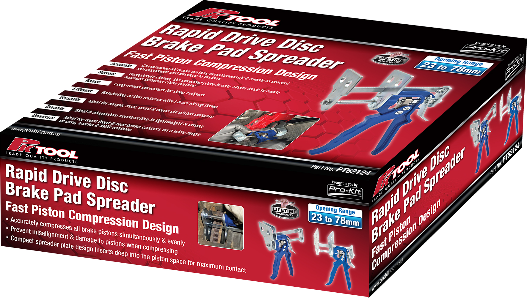 Rapid Drive Disc Brake Pad Spreader