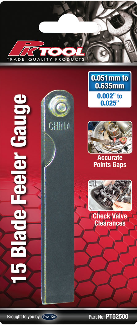 15 Blade Feeler Gauge