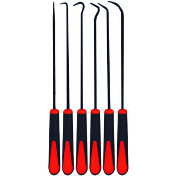 6pc 220mm Long Shaft Hook & Pick Set