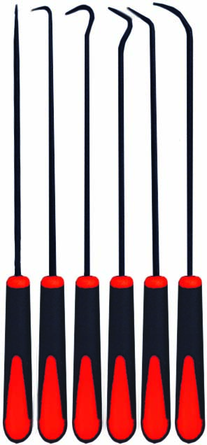 6pc 220mm Long Shaft Hook & Pick Set