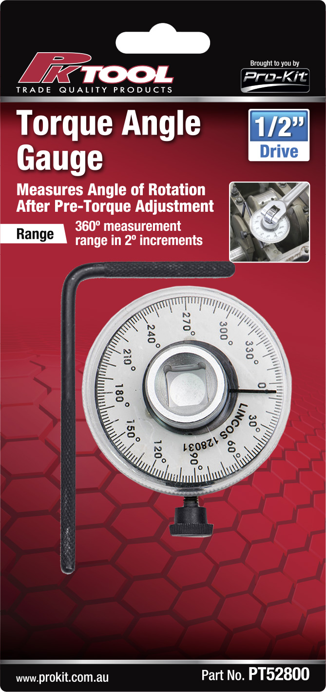 1/2” Dr Torque Angle Gauge